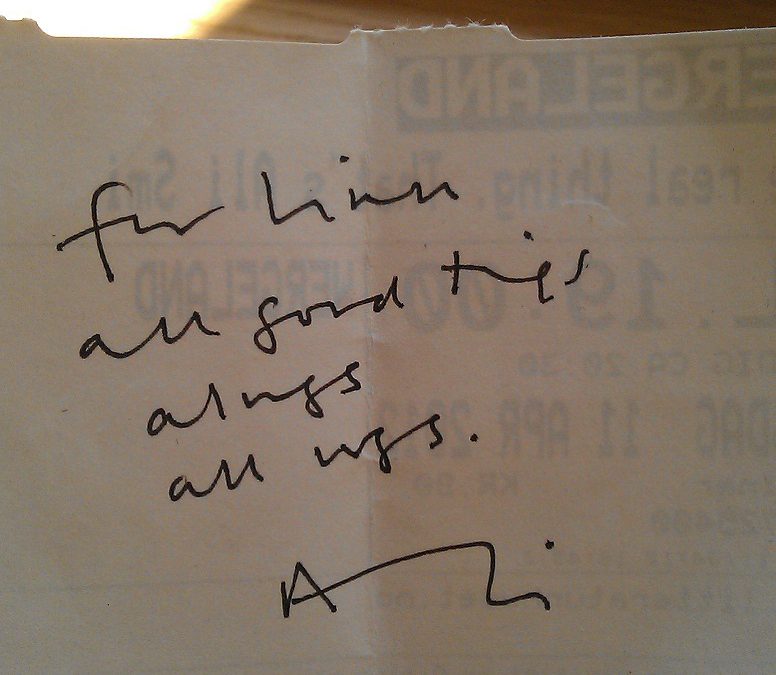 You don’t choose what you write, it chooses you: Ali Smith på Litteraturhuset 11. april 2012