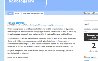 Bokbloggtreff i september!